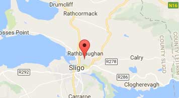 Location of MS North West Therapy Centre Sligo